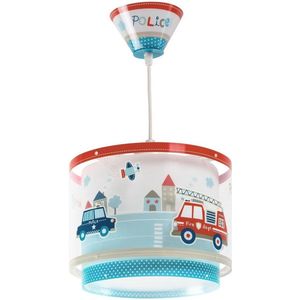 Dalber Police - Kinderkamer hanglamp - Blauw;Rood