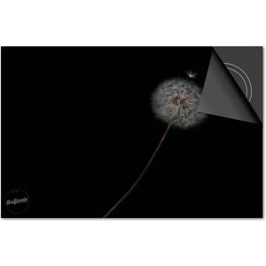 Inductie beschermer 71x52 - afdekplaat inductie mat - Dietrix Kookplaat beschermer - Exclusief - Zwart - Dandelion paardebloem