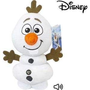 Disney - Olaf knuffel met geluid - 30 cm - Pluche - Frozen knuffel