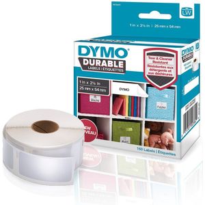 DYMO® LW labels (25 mm x 54 mm) met polypropyleen, 160 labels