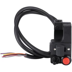 Stuur Controle Knop Schakelaar Kit 7/8 ""Mount Hoorn Knop Turn Enkele Drukschakelaar voor Motorfiets ATV