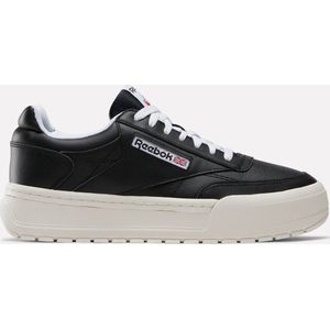 Reebok CLUB C MEGACOURT Zwart - Wit Dames Sneakers - Zwart - Wit - Maat 38