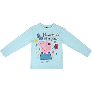 Peppa Pig - Longsleeve - Meisje - Mint Groen