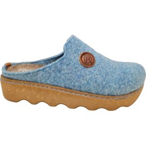 Rohde Dames Pantoffel Muil - 6120-51 Blauw - Maat 38