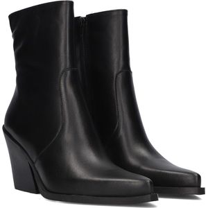 Notre-V Ar274 Enkellaarsjes - Enkelboots met rits - Dames - Zwart - Maat 39