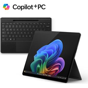 Microsoft Surface Pro 11 - OLED Copilot+ Laptop + Surface Pro Toetsenbord - 13 inch Touchscreen - Snapdragon X Elite/16GB RAM/512GB SSD - QWERTY - Zwart