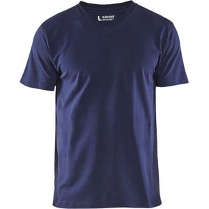Blaklader T-Shirt, V-hals 3360-1029 - Marineblauw - M