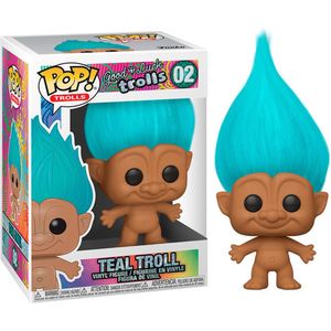 Pop Trolls Teal Troll Vinyl Figure