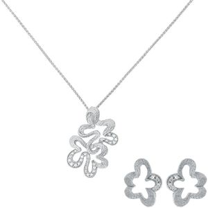 Orphelia SET-7077 - Ketting(en) met oorbel(len) - Zilver 925