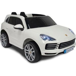 Injusa Elekctrische Kinderauto Porsche Cayenne S 12v Wit