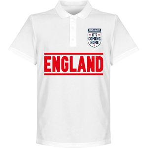 Engeland It's Coming Home Team Polo  - Wit - 3XL
