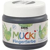 MUCKI Zwarte Vingerverf – 150ml per stuk