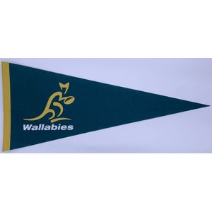 USArticlesEU - Rugby - Wallabies - Australie - Australia Rugby - Australie Rugby - vaantje - sportvaantje - wimpel - pennant - muur decor - 72 * 31cm - Australie rugby team