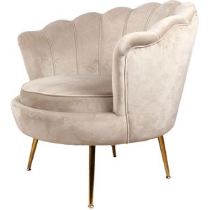 DS4U® Feliz fauteuil velvet champagne/taupe