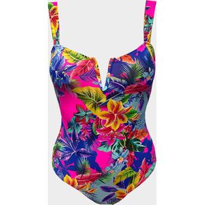 Sexy Badpak Dames- Nieuwe collectie Corrigerend Zwempak Badmode Bikini Strandkleding Zwemkleding VW7505- Veelkelurig- Maat 38