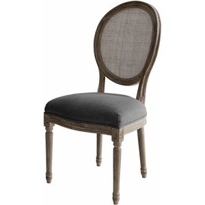 LOBERON Stoel Danube bruin/zwart