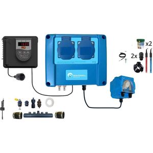 POOLTRONICS PRO - Zwembad Zoutelectrolyse Verwarming Automatisatie pakket met frequentieregelaar Automatisch zoutwater waterbehandeling met Ph Dosering Systeem MET WIFI