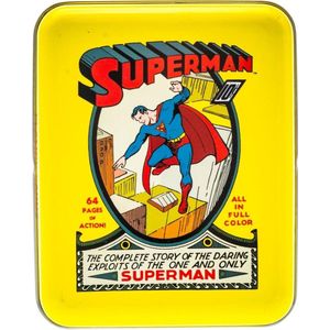 Cartamundi Speelkaarten Superman Aluminium/Karton Geel/Rood