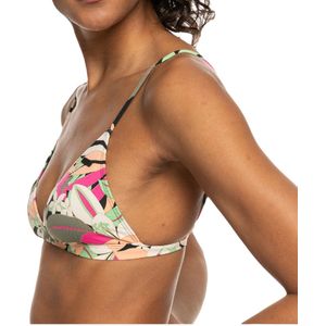 Roxy Beach Classics Triangel Bikini Top - Anthracite Palm Song S