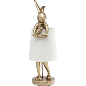 Tafellamp Konijn Animal Goud Wit 68 cm