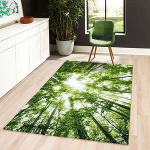 Flycarpets Vernazza Vloerkleed - 200x290cm - Bomen - Groen