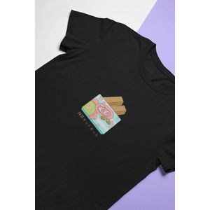 Matcha Kit Kat Greentea T-Shirt | Japanese Kawaii Food | Anime Merchandise | Unisex Maat M Zwart