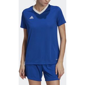 adidas Performance Entrada 22 Voetbalshirt - Dames - Blauw - 2XS