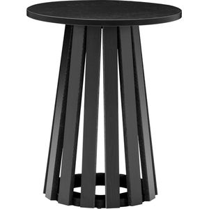 LIV Scandinavische stijl ronde bijzettafel zwart