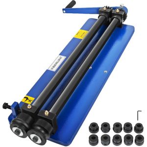18"" Bead Roller Former Swager Rotary Swaging Machine Roll Rack Perfect 6 Die Sets