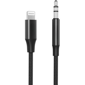 Aux kabel - Geschikt voor iPhone Lightning - Aux Kabel - 3.5mm Jack Audio - Auto - Speaker Koptelefoon Radio