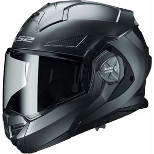 LS2 Helm Advant X Solid FF901 mat titanium maat m