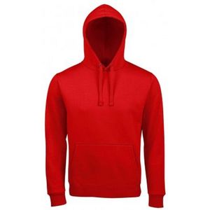 SOLS Unisex Volwassenen Spencer Hooded Sweatshirt (Rood)