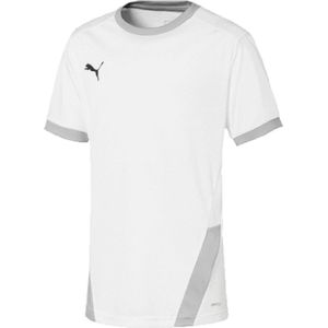 Puma Sportshirt - Maat 140  - Unisex - wit,grijs