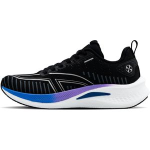 Hundred Sprint Pace Multifunctionele schoenen | Hardlopen, Wandelen, Trainen, Gym & Joggen | D-Soft Comfort | HyperKnit Bovenwerk | Fusion Technologie | Comfortabel en Ademend | Kleur: Zwart/Blauw/Paars | Maat: 7 UK / 8 US / 41 EU