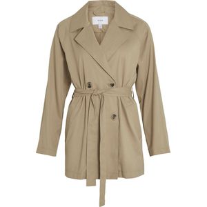 Vila Jas Vijancine Trenchcoat - Noos 14089617 Cornstalk Dames Maat - 40