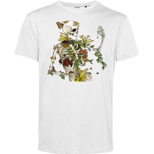 T-shirt Bones and Botany | Halloween Kostuum Volwassenen | Halloween | Foute Party | Wit | maat XL