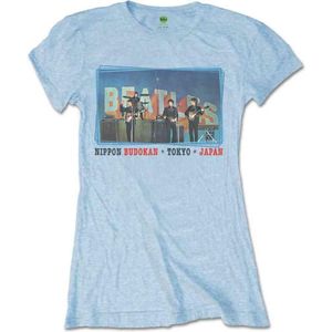 The Beatles - Nippon Budokan Dames T-shirt - XXL - Blauw