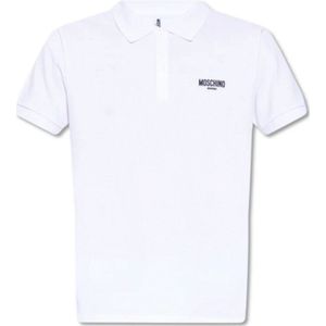 MOSCHINO - Vintage Polo - Wit - Heren - XXL