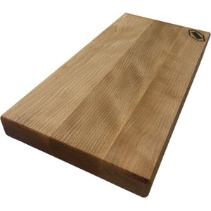 Hakblok- houten snijplank- houten serveerplank- beuken - afmeting 44 x 22 x 4 cm - behandeld met minerale olie- 1 stuks