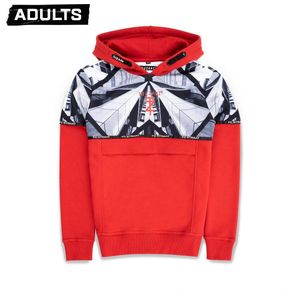 Touzani - Hoodie - Angora Hoodie Adults Red (L)