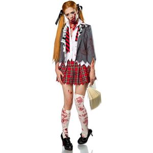 Mask Paradise - Zombie Schoolgirl Kostuum - L - Multicolours