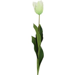 Countryfield Kunstbloem Tulipa (French) L wit