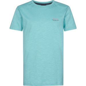 Petrol Industries - Jongens Backprint T-shirt Tealshore - Groen - Maat 116