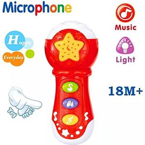 Baby Microfoon – 18M+ Met Dierengeluiden- Instrumenten - babymicrofoon - Microphone Incl. batterijen