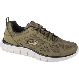 Skechers Track-Scloric 52631-OLBK, Mannen, Groen, Trainingschoenen,Hardloopschoenen, maat: 42,5