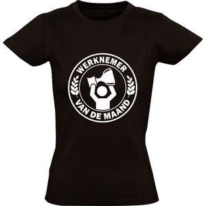 Werknemer van de maand Dames T-shirt | collega | werk | bedrijf | personeel | baas | cadeau | kado  | shirt