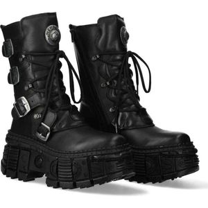 New Rock - M-WALL373-S5 Plateau Laarzen - 39 Shoes - Zwart