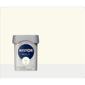 Histor Perfect Finish Lak Mat 0,75 liter - Ivoor