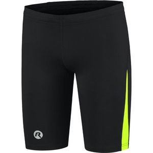 Rogelli Dixon Hardloopshort - Heren - Zwart, Fluor - Maat S