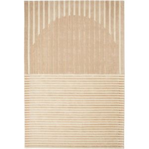 Vloerkleed Brinker Carpets Fano White Beige - maat 170 x 230 cm